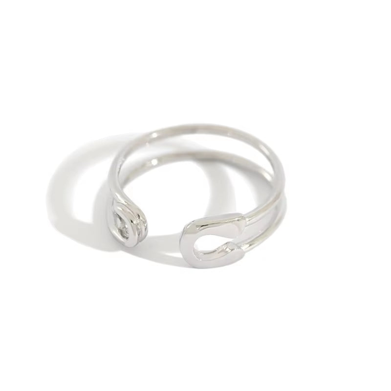 Double Layered Sterling Silver Ring – Minimalist and Stylish