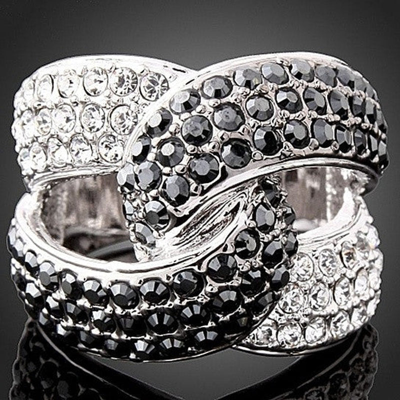 Double Infinity Crystal Ring – A Symbol of Eternal Love and Togetherness