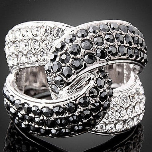 Double Infinity Crystal Ring – A Symbol of Eternal Love and Togetherness